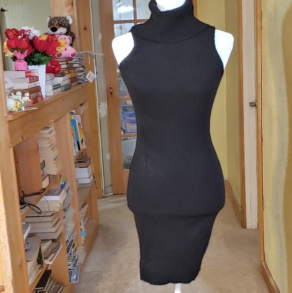 Guess Dresses & Skirts - GUESS. Sweater Dress. Cowl Neck. Sleeveless.